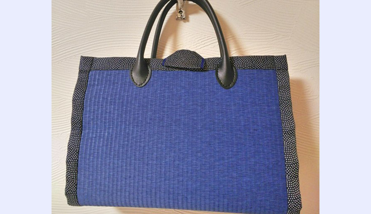 ♡オーダー♡ 畳バック～鮫小紋 紺色～