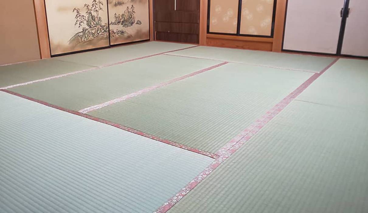 学童で使う和室の畳替え！！