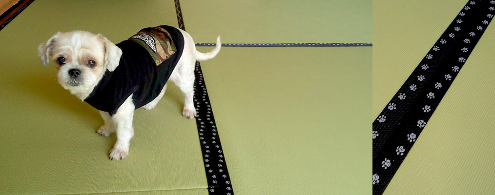 人とペットにやさしい畳 ワン！ニャン！スマイル畳